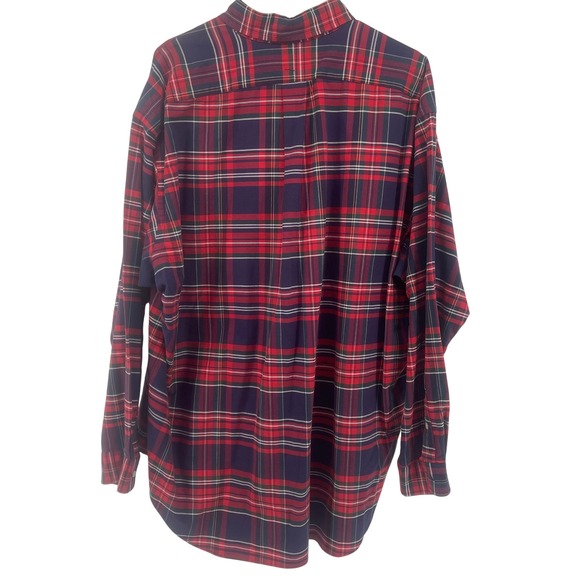 Ralph Lauren Plaid Button Down Shirt Long Sleeve Cotton Big Shirt XL - Picture 5 of 5